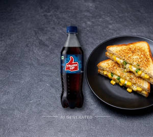 Corn Cheese Sandwich + Thumbs Up (750 Ml)