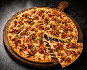 Chicken Keema Pizza
