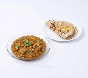 Aloo Chhole + Roti Tawa Butter (1 piece)