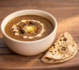 Dal Fry + Tandoori Roti (2 pieces)