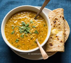 Dal Arhar + Butter Roti (1 Piece)