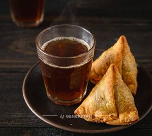 Samosa |2 Pcs| + Tea