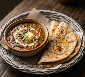 Dal Makhani + Butter Roti Wheat (2 pieces)