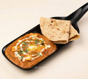 Cheese Butter Masala + Plain Chapati (2 pieces)