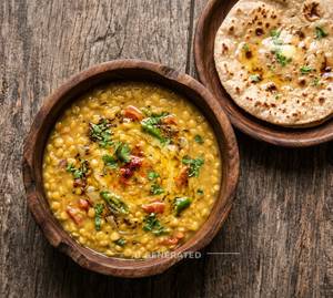 Dal Fry + Tawa Butter Roti (1 Piece)