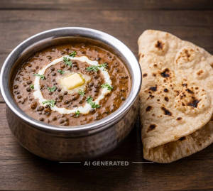 Dal Makhani + Tawa Roti (2 pieces)