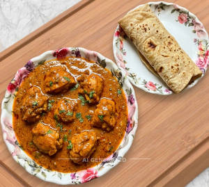 Butter chicken + Chapati (1 piece)