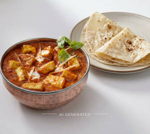 Paneer Butter Masala + Rumali Roti (1 piece)