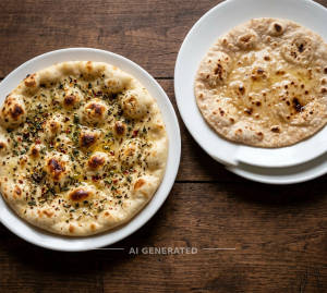 Masala nan + Butter roti (1 piece)