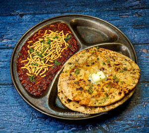 Sev Tamatar + Tandori Roti Butter (2 pieces)