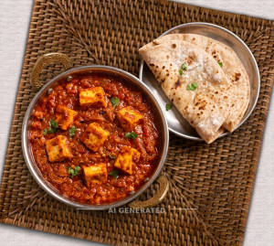 Paneer Angara + Tawa Roti (2 pieces)