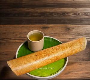 Plain Dosa + Green Tea