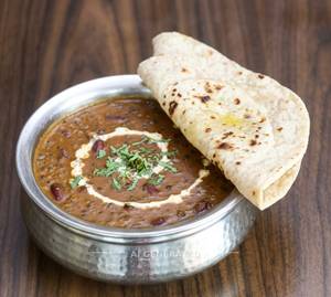 Dal Makhani + Plain Tawa Roti (2 Pieces)