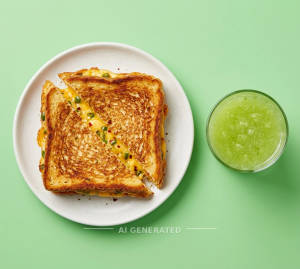 Chilli Cheese Sandwich + Cucumber Juice