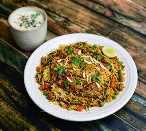 Biryani Rice + Sp Butter Milk