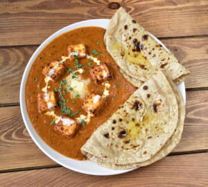 Paneer Butter Masala + Tandoori Butter Roti (2 pieces)