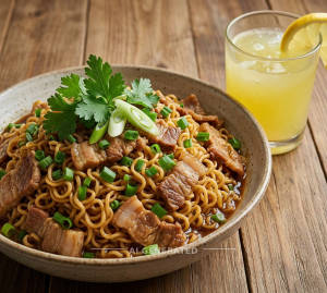 Special Pork Maggie (1 Packet) + Fresh Lemon Juice