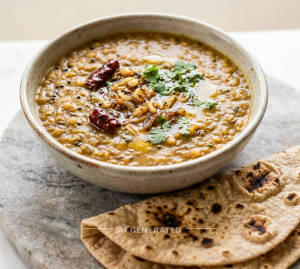 Dal Punjabi + Plain Tawa Roti (2 pieces)