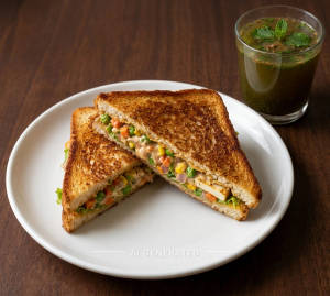 Veg Sandwich + Fresh Jal Jeera