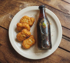 Chicken Nuggets (4 Pcs) + Masala Cold Drink