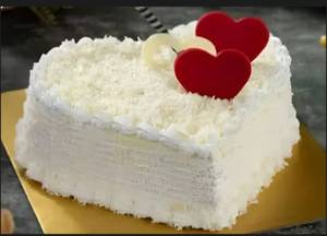 White Forest Cake 500Gm