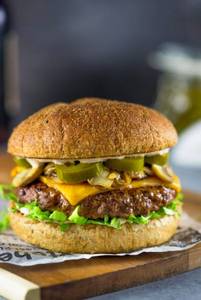 Paneer Jalapeno Burger 