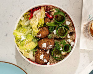 Beetroot & Falafel Salad