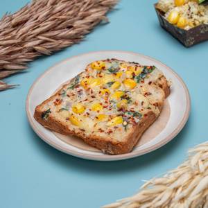 Spinach Corn and cheese Toast (Multigrain)