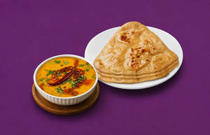 Dal Tadka With 3 Tawa Paratha
