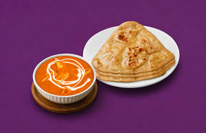 Paneer Butter Masala With 3 Tawa Paratha