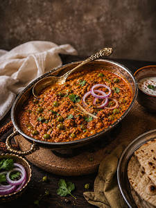 Veg Keema Matar