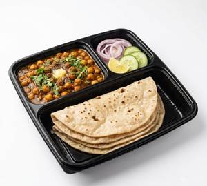 Chole Masala With 4 Roti