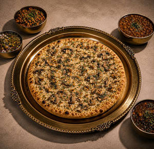 Mushroom Garlic Kulcha