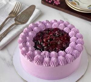Eggless Lucious Bluberry Cake