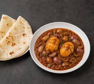 Egg Do Pyaza + 2 Rumali Roti