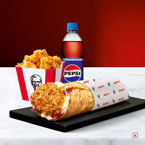 American Roll & Popcorn Chicken Meal