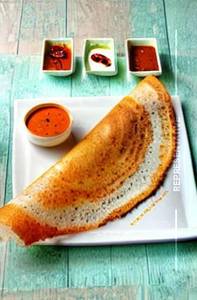 Cheese Onion Capsicum Dosa
