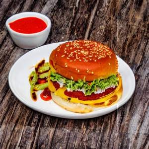 Veg Makhani Grilled Burger