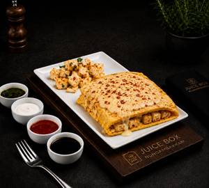 Peri Peri Panner cheese Bread Omelette