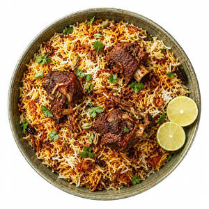 Ghee Roast Mutton Biryani