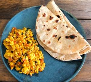 Paneer Bhurji & 3 Roti