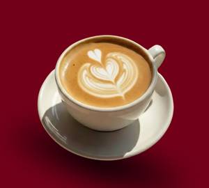 Hot Flat White Coffee