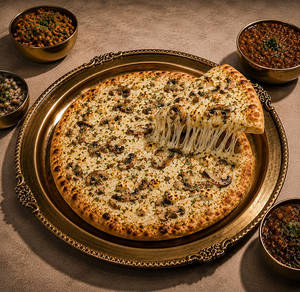 Mushroom Cheese Kulcha