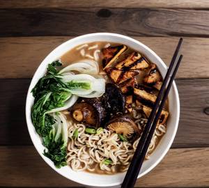 Chicken Teriyaki Rahmen [Red Miso,Dobanjan,Wakame,Gochujaru,Togarishi]