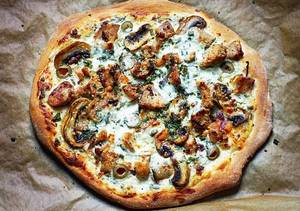 Cheese Mushroom Pizza