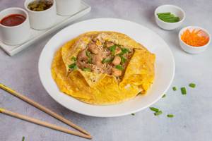 Chicken Egg Wrapped Fried Rice 