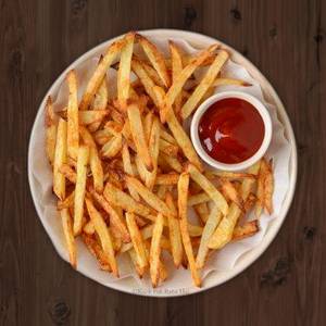 Peri Peri Masala Alu Fries With Tomato Ketchup