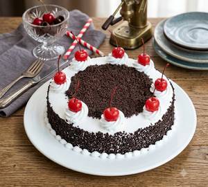 Eggless Black Forest Cake