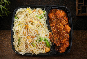 Chicken Manchurian + Chicken Soft Noodles