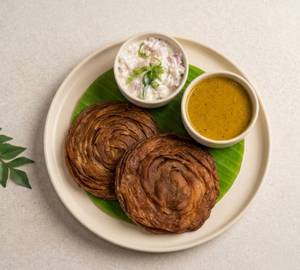 Poricha Parotta [2 Pcs + Salna + Raita]